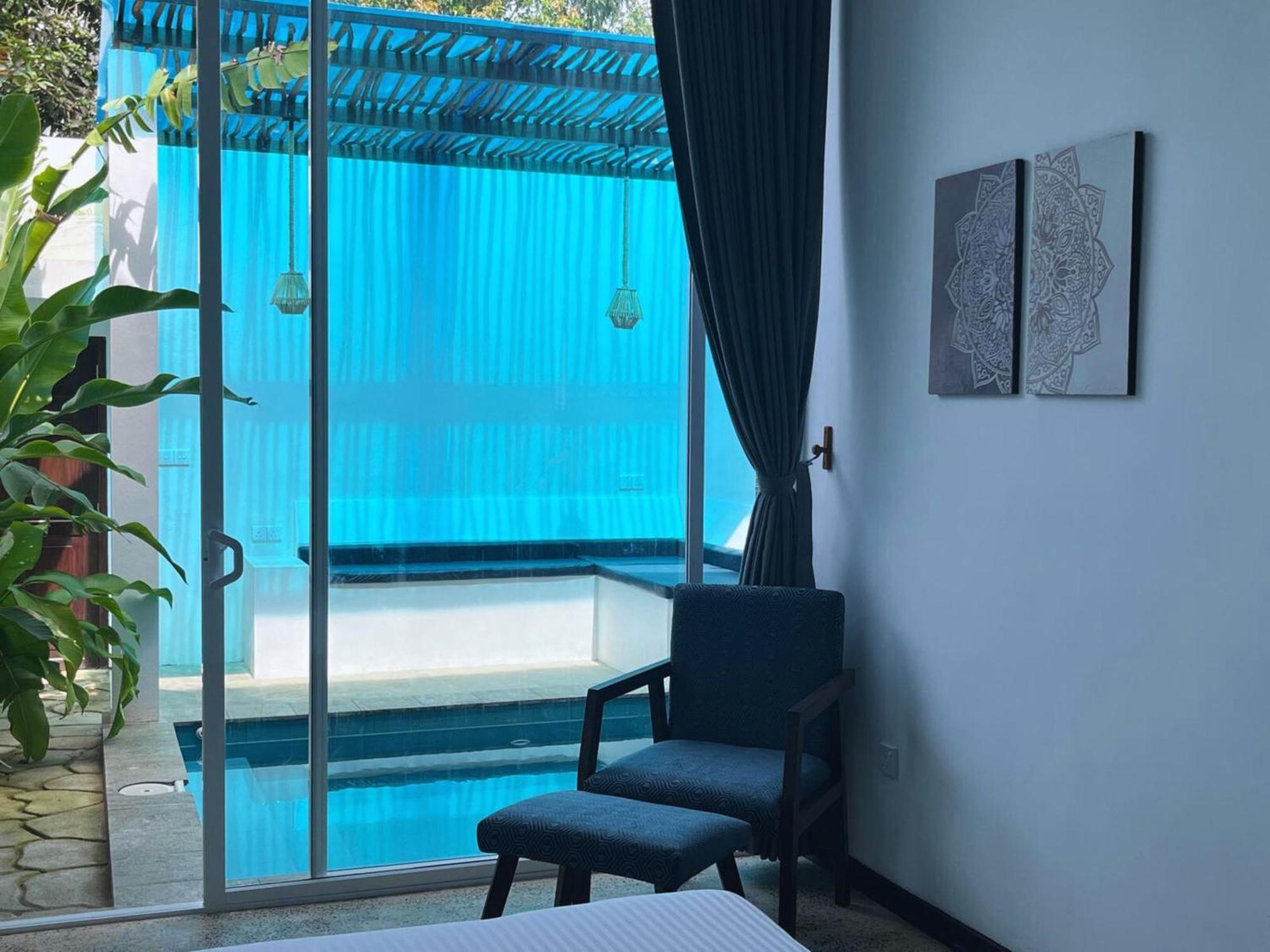 Private Pool Cabanas Ac - Angam Villas Hikkaduwa Exterior foto